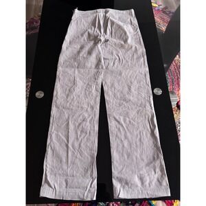 Eileen Fisher Petite Linen Blend Wide Leg Trousers Pants‎ Women's Size 4P o2